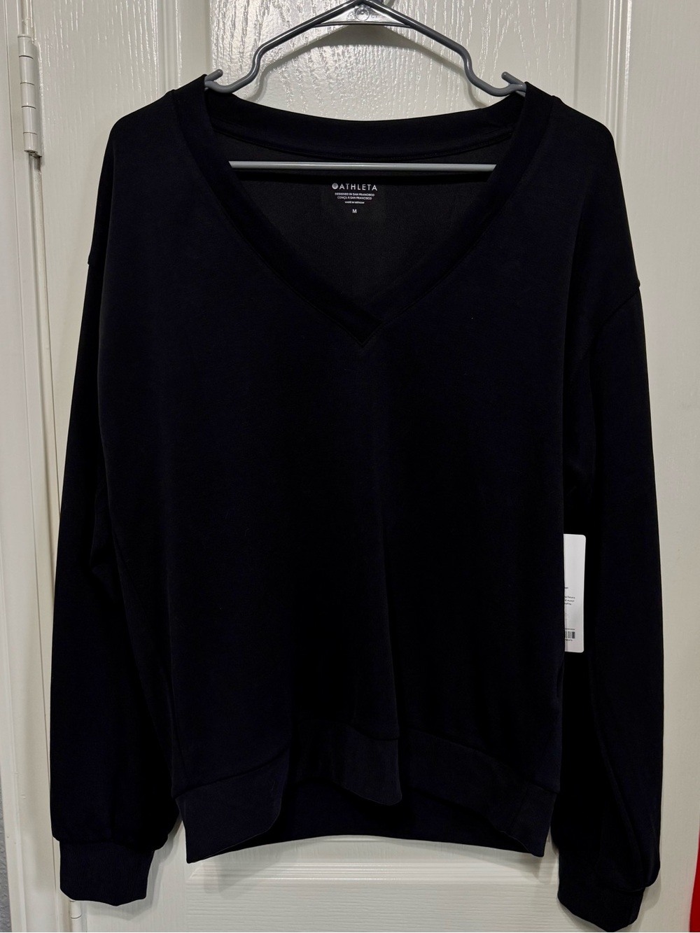 Athleta NWT Willow V-Neck Sweatshirt